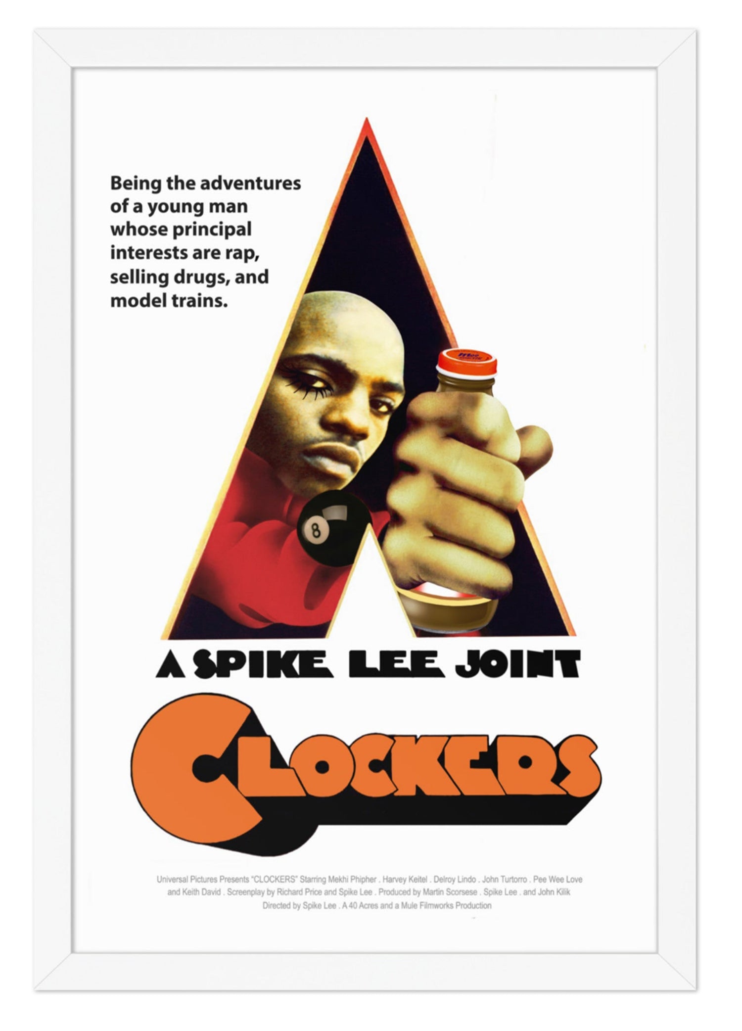 A Clockers Work Framed