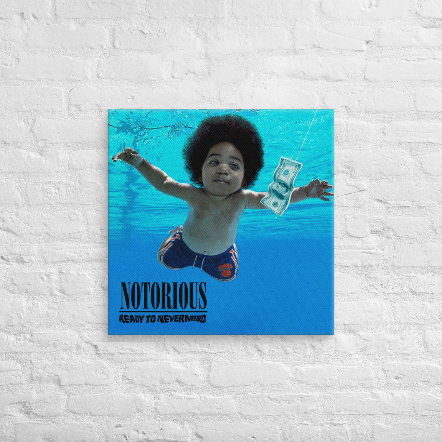Ready to Nevermind Canvas - stampa artistica su tela.