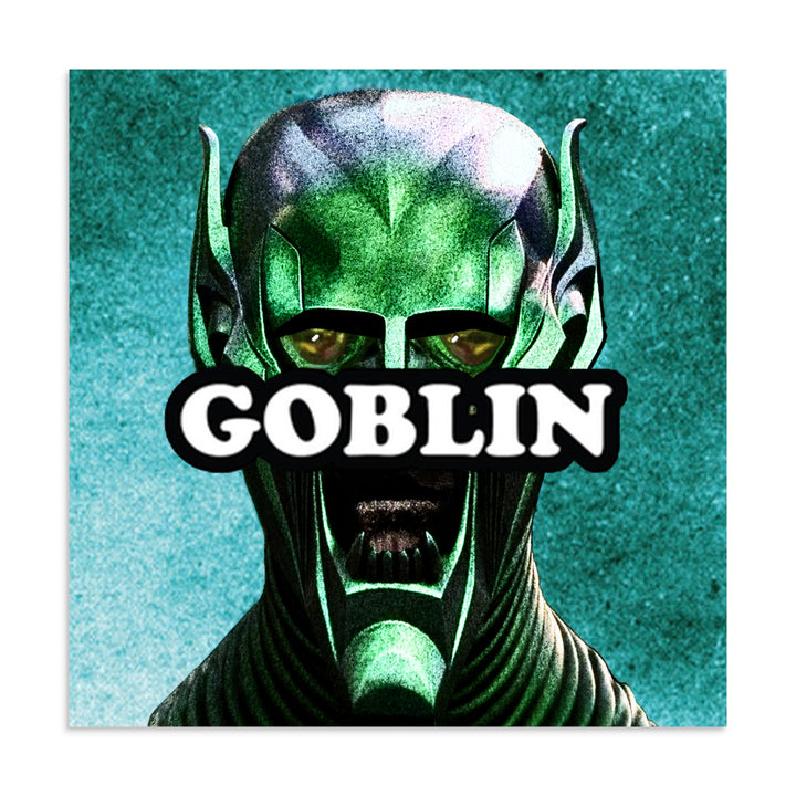 Green the Goblin Cultstar album-cover art print product image.