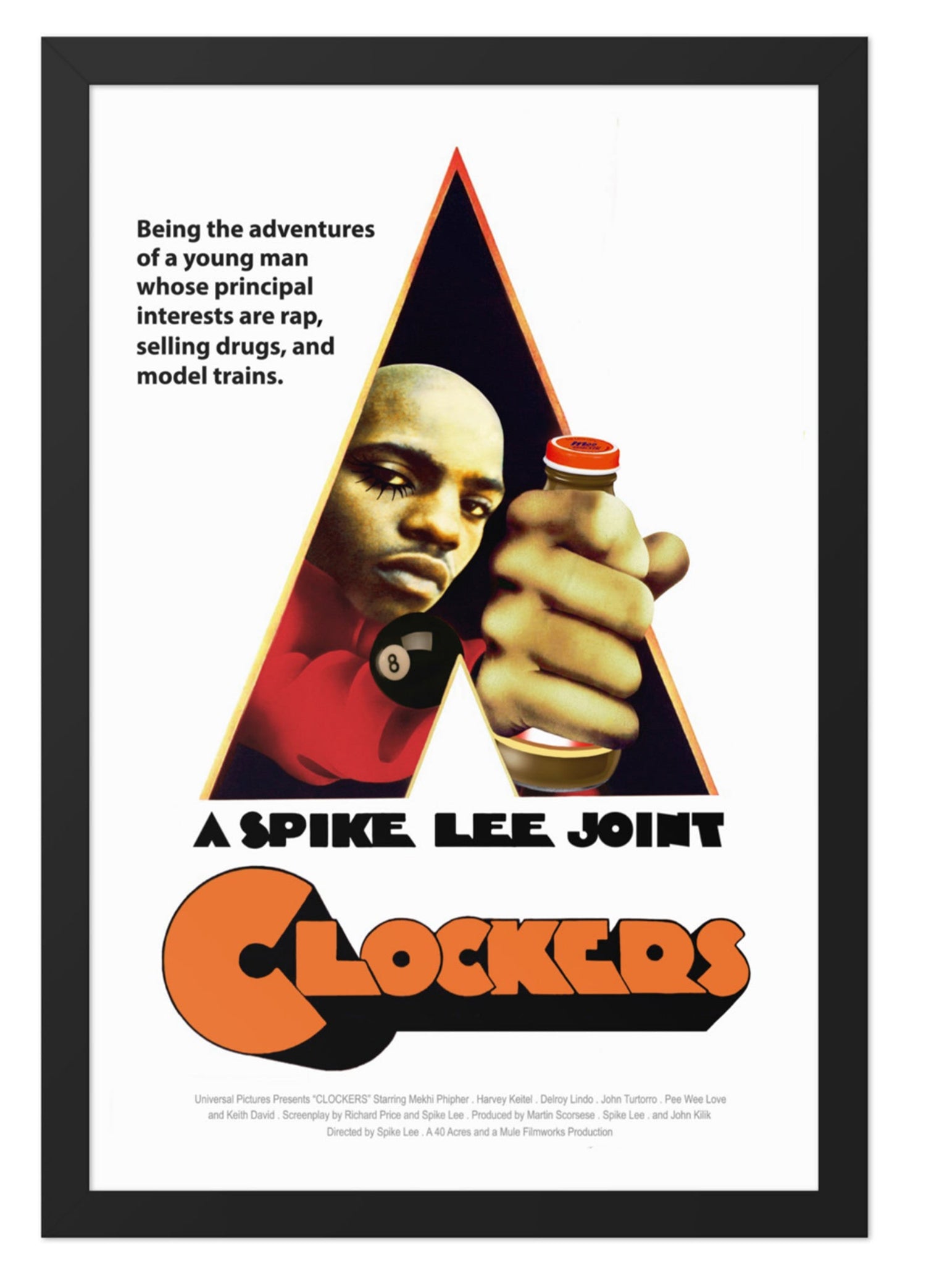 A Clockers Work Framed